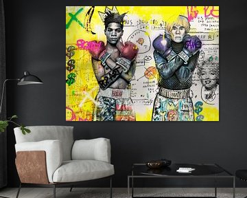 Pop Art Foto Canvas Warhol Basquiat Kunst Moderne Kunst van heroesberlin
