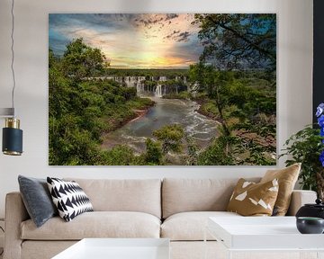 The Iguazu Waterfalls on the Argentine side by Jan Schneckenhaus