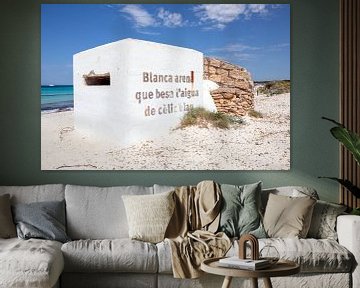 Bunkers bij Playa Es Trenc - Mallorca van t.ART