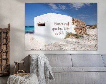 Bunkers bij Playa Es Trenc - Mallorca van Mallorca by t.ART
