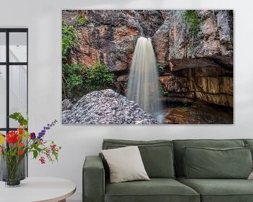 Langzeitbelichtung des Primavera-Wasserfalls in der Chapada Diamantina von Castro Sanderson