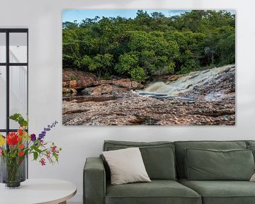 Natuurlijke zwembaden van Serrano bij de stad Lencois in de Chapada Diamantina van Castro Sanderson