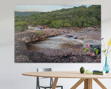 Naturschwimmbäder von Serrano in der Nähe der Stadt Lencois in der Chapada Diamantina von Castro Sanderson