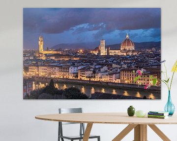 The Blue Hour in Florence, Italy