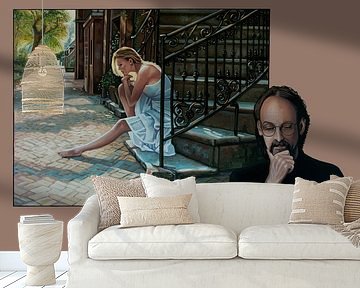 Steve Hanks Ein Schritt nach dem anderen Malerei
