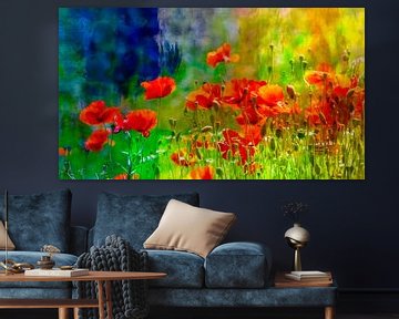Poppies as in a painting by Ellen Driesse