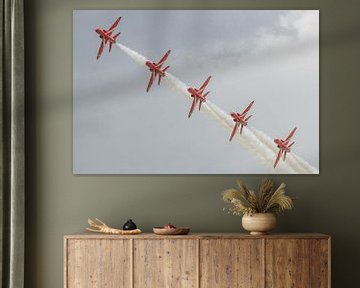 De Red Arrows van de Royal Air Force.