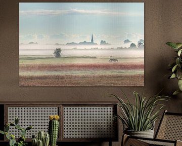 Wormer wordt wakker in de mist van Pieter Struiksma