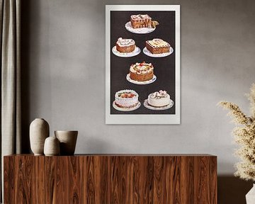 Fancy Cakes: Cakes en Gâteaux met verschillende stijlen van Icing en Dec van Dina Dankers