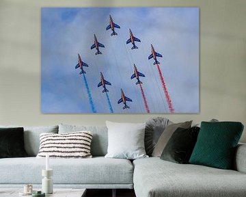 Patrouille de France in actie tijdens AIR14.