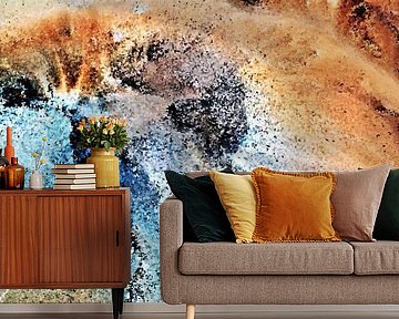 diAnden in Südamerika von oben mixed media von Werner Lehmann