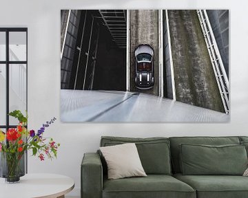 Audi R8 parkeergarage Rotterdam van Sebastiaan van 't Hoog