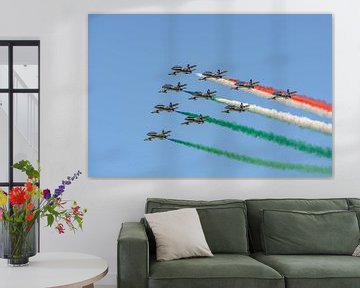 Frecce Tricolori in actie tijdens AIR14.