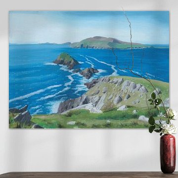 Peinture de paysage Irlande (Dunmore Head)