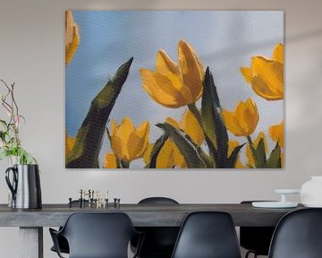 Tableau de tulipes