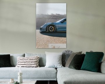 Porsche GT3 RS op de maasvlakte van Sebastiaan van 't Hoog
