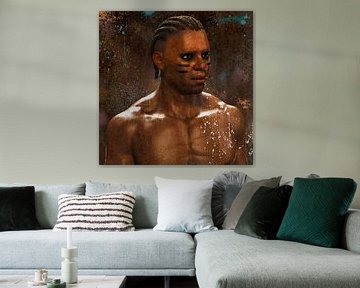 African warrior by Arjen Roos