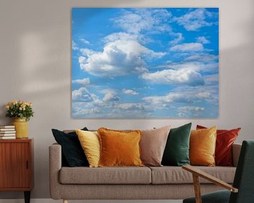 Lucht met wolken van Mustafa Kurnaz