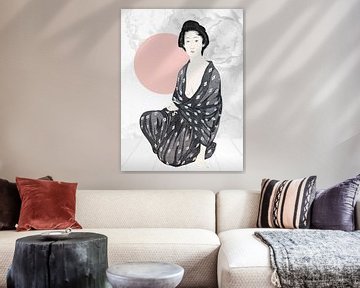 Japanese Woman by Marja van den Hurk