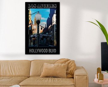 Los Angeles Hollywood BLVD by Walljar