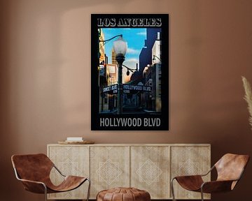 Los Angeles Hollywood BLVD van Walljar