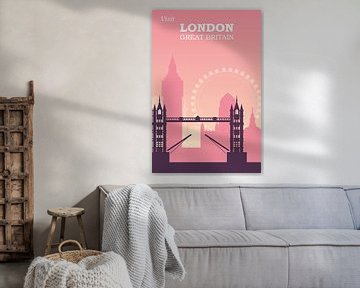 London Skyline van Walljar