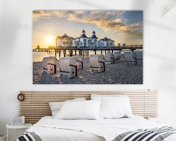 Sellin Pier on the Rügen island, Germany by Michael Abid