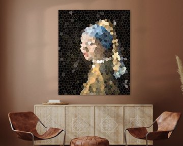 Girl with a Pearl Earring - Graphic edition. by Gisela - Art for you