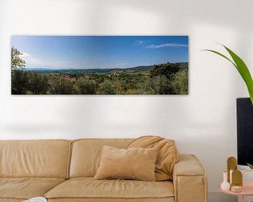 Panorama Toscane van Peter Baier