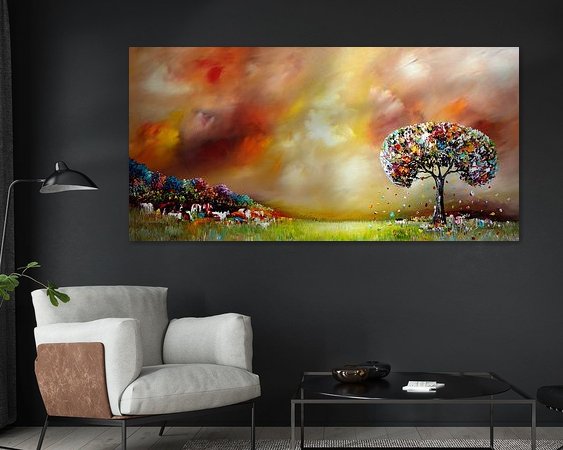 Example of the artwork in a room