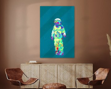 Spaceman AstronOut (Petrol) van Gig-Pic by Sander van den Berg