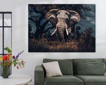 Éléphant d'Afrique sur Fotojeanique .