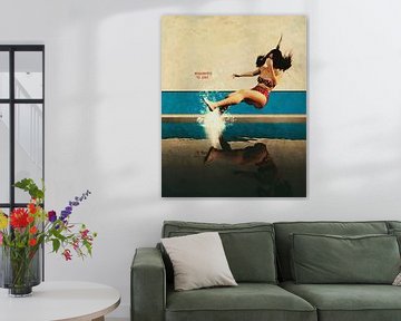 Forbidden to dive so I jump by Jan Keteleer (JanKé): A Journey Beyond the Canvas