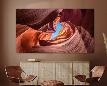 Lower Antelope Canyon van Photo Wall Decoration