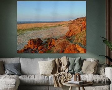 Ambiance du soir sur la falaise de Morsum, Sylt